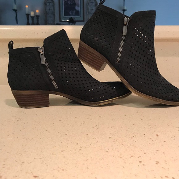 lucky brand perforated booties